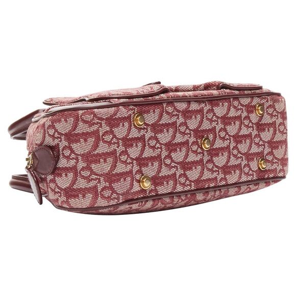 Christian Dior Galliano double saddle trotter monogram bag - Picture 6 of 6